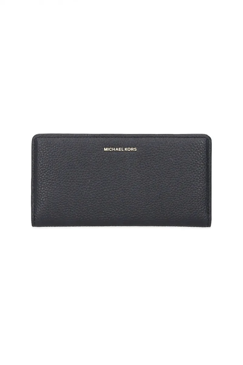 MICHAEL KORS ΠΟΡΤΟΦΟΛΙ BRYANT METAΛΛΙΚΟ LOGO MAYΡΟ