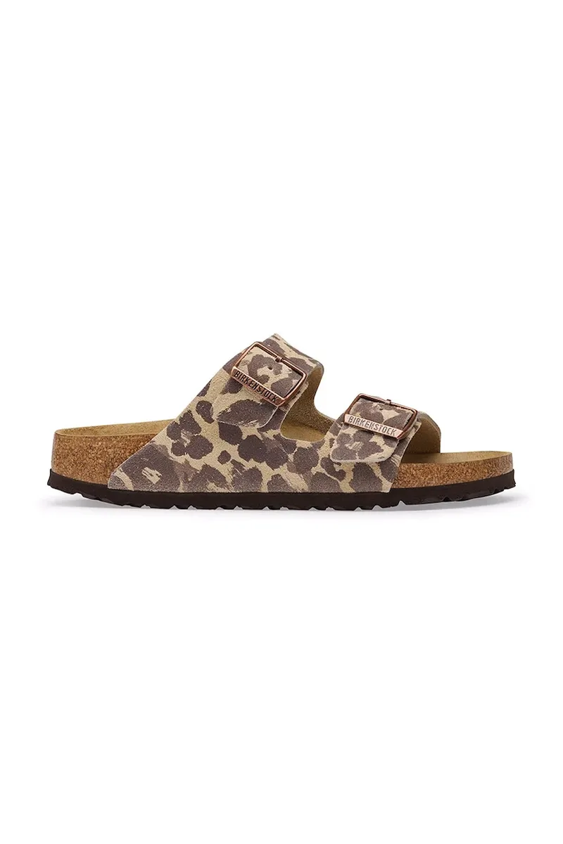 Birkenstock σαγιονάρες Γυναικεία σουέτ Arizona Suede Leather Leopard