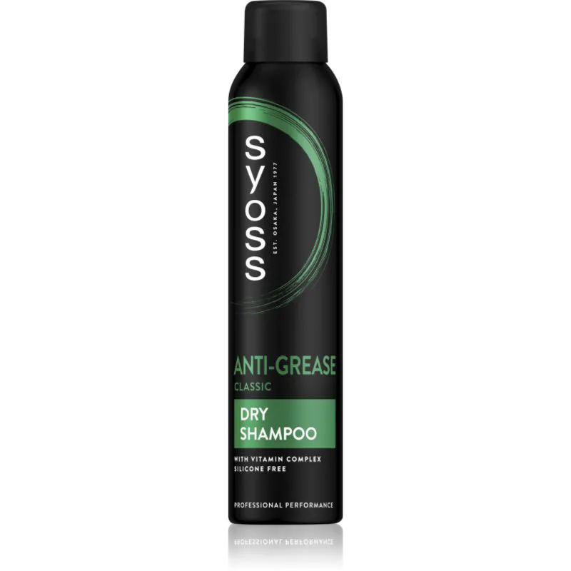 Syoss Anti Grease ξηρό σαμπουάν για μαλλιά που λαδώνουν γρήγορα 200 ml