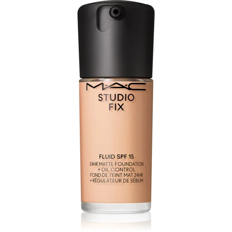 MAC Cosmetics Studio Fix Fluid SPF 15 24HR Matte Foundation + Oil Control ματ μεικ απ SPF 15 απόχρωση N4.75 30 ml