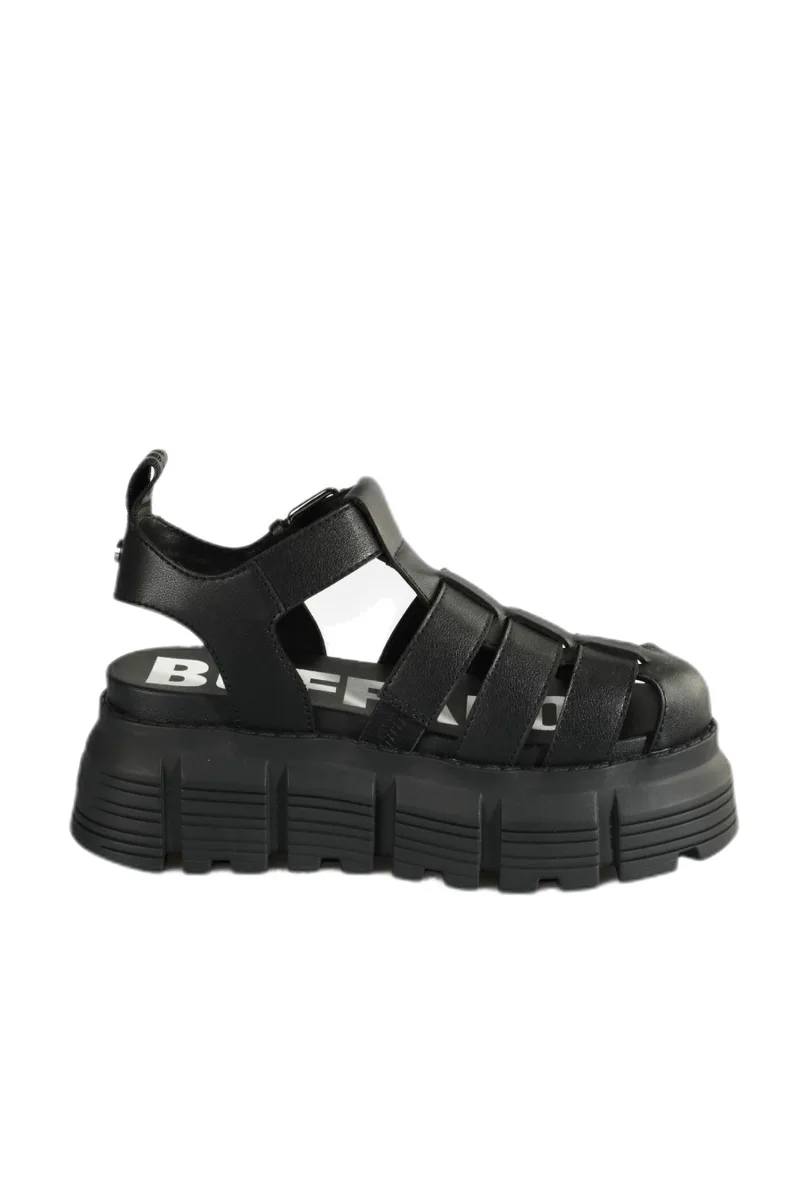 BUFFALO ΣΑΝΔΑΛΙΑ ΓΥΝΑΙΚΕΙΑ AVA FISHER - BLACK-1602118-BLACK