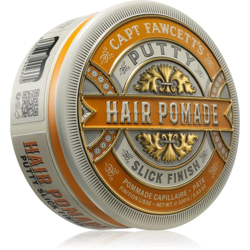 Captain Fawcett Putty Hair Pomade αναδιαμορφωτικός στόκος για τα μαλλιά για άντρες 100 γρ