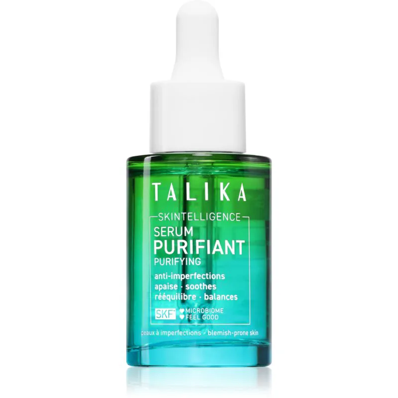 Talika Skintelligence Purifying Serum αποτοξινωτικός ορός καθαρισμού ενάντια στις ατέλειες της επιδερμίδας με ακμή 30 ml