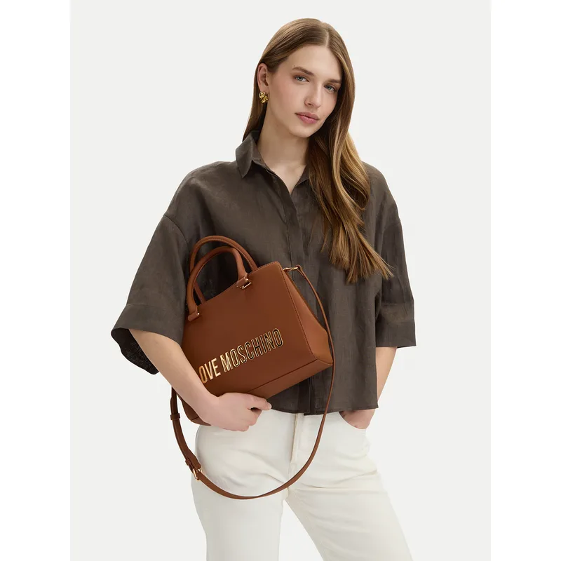 Τσάντα LOVE MOSCHINO JC4022PP0OKD0200 Καφέ