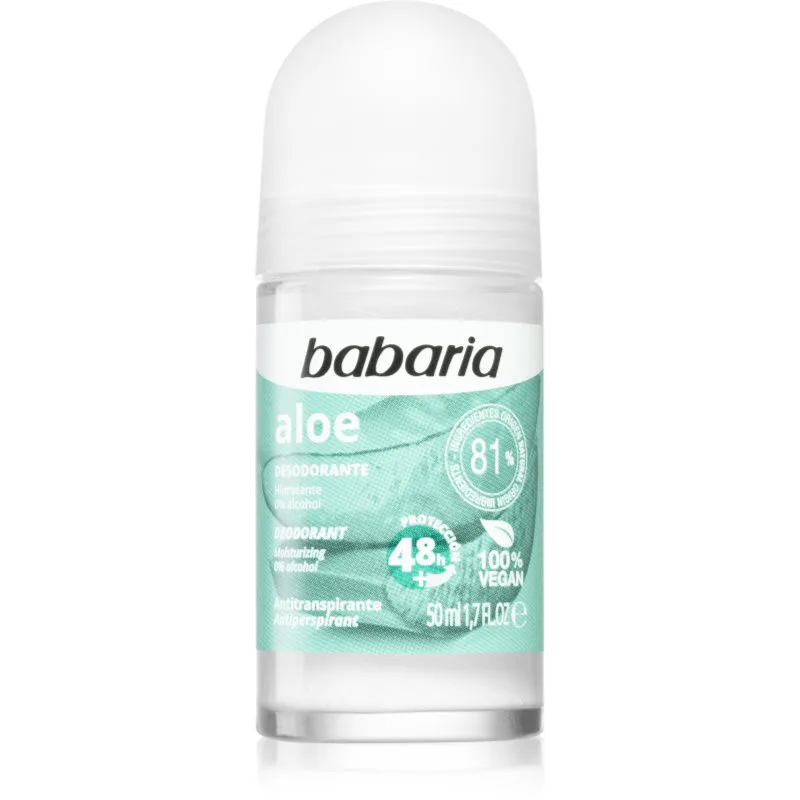 Babaria Deodorant Aloe αντιιδρωτικό ρολλ-ον 50 ml