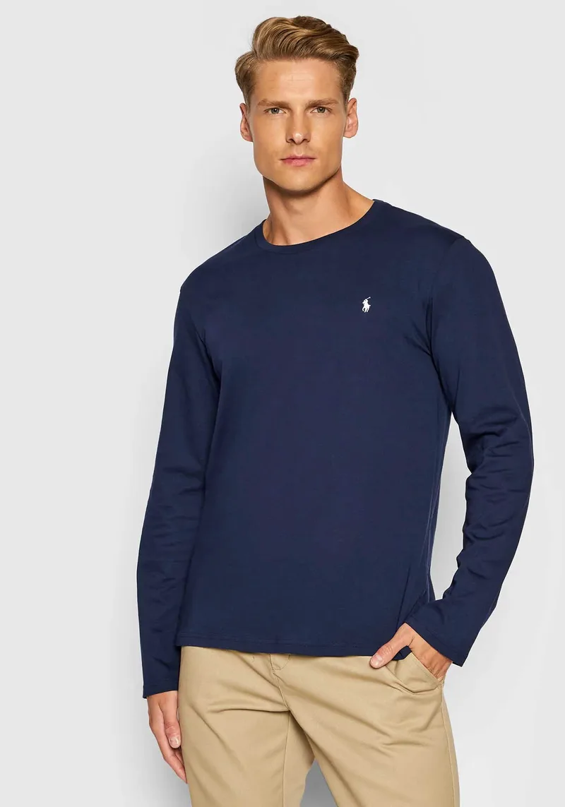 Polo Ralph Lauren Μακρυμάνικη Μπλούζα της σειράς Jersey - 714844759 002 Blue