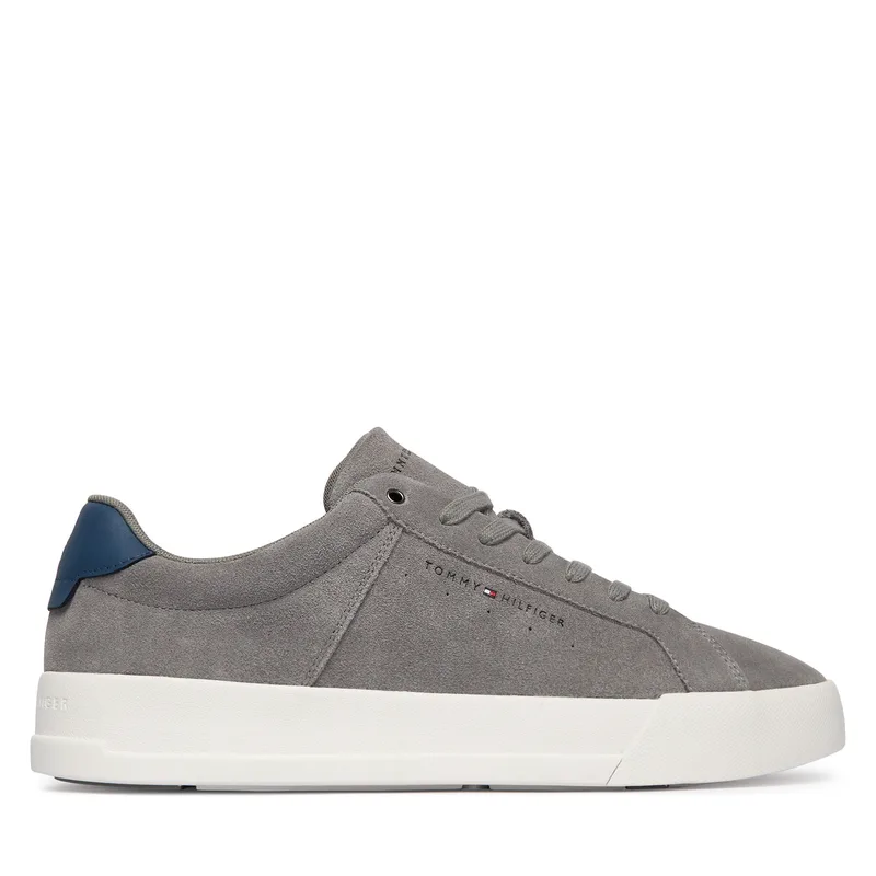 Αθλητικά Tommy Hilfiger Th Court Suede FM0FM05824 Γκρι