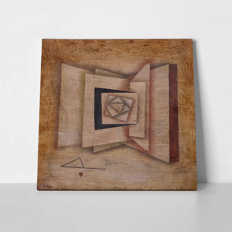 Πίνακας σε καμβά PAUL KLEE - OPEN BOOK