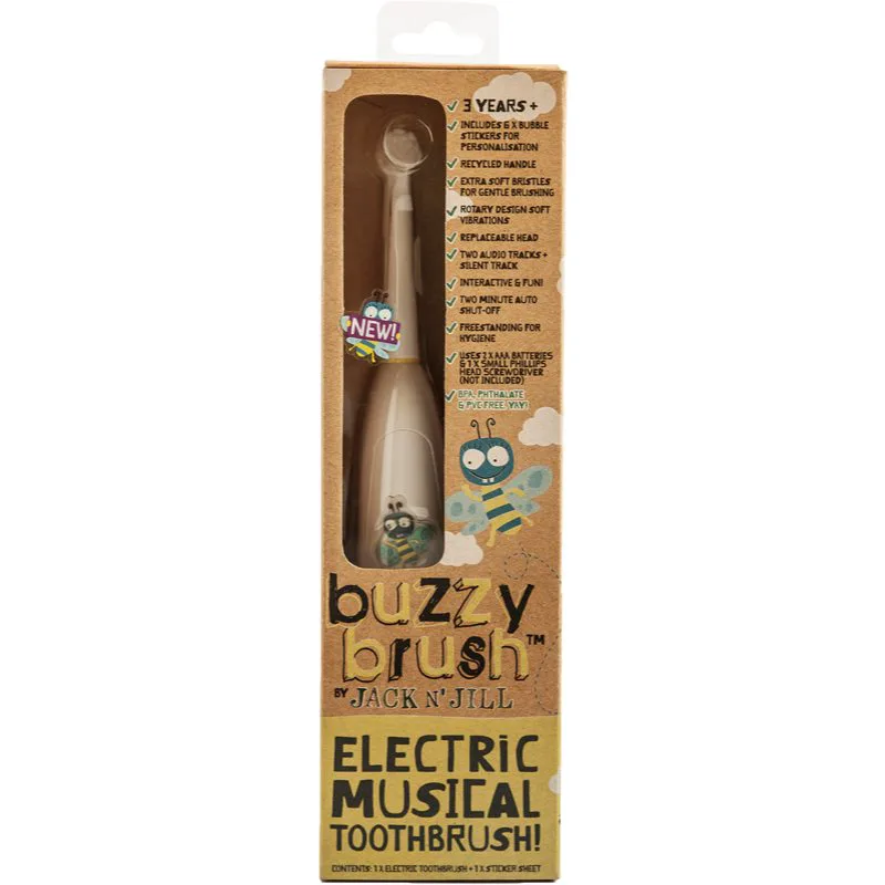 Jack N’ Jill Buzzy Brush παιδική οδοντόβουρτσα μπαταρίας 1 τμχ