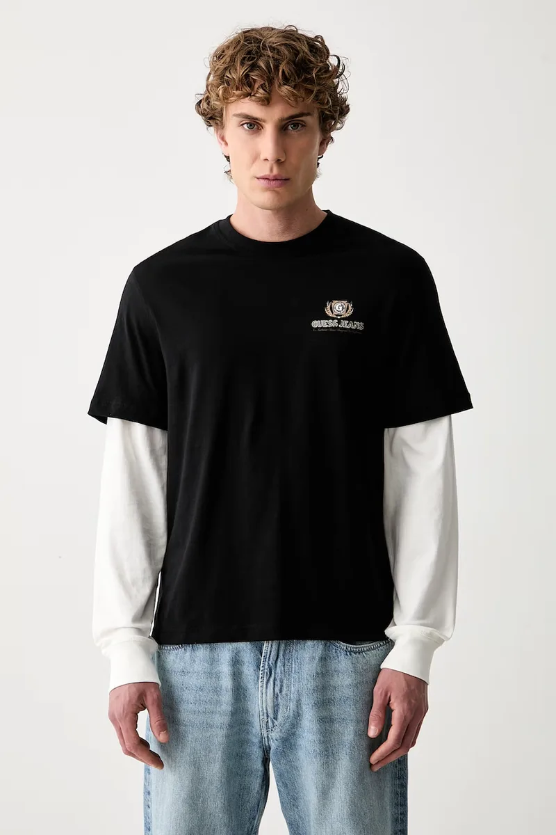 Guess Jeans μακρυμάνικο ανδρικό βαμβακερό