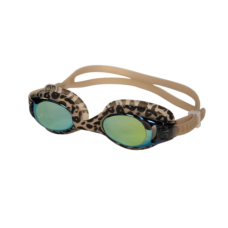 Γυαλάκια Κολύμβησης VAQUITA FASHION FITNESS Leopard Καφέ
