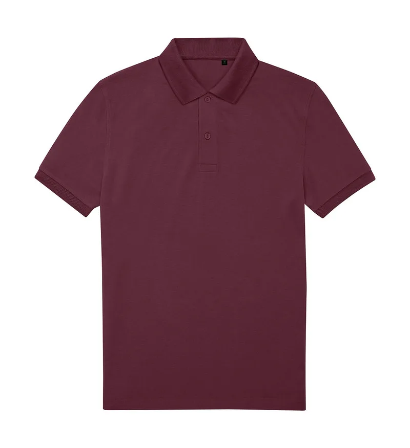 Ανδρική Μπλούζα Polo PU428 B & C White Burgundy