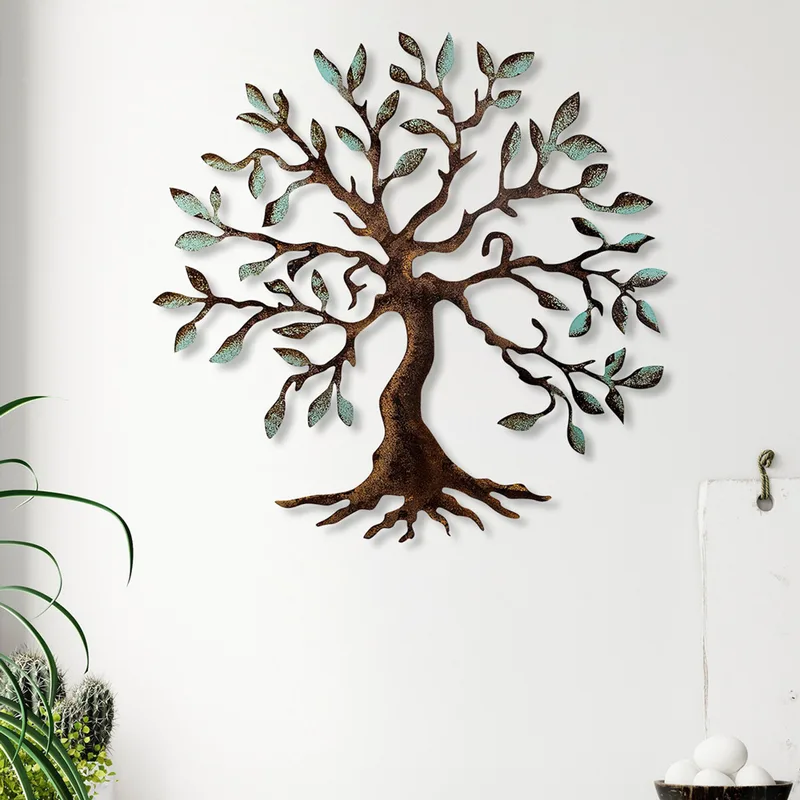 Μεταλλικό Διακοσμητικό Τοίχου Tree - 1 891Tnl2427 60x60 cm