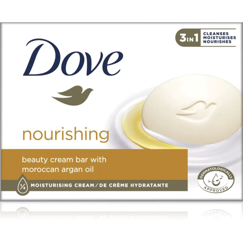 Dove Nourishing Argan κρεμώδες δισκίο για πλύσιμο 90 γρ