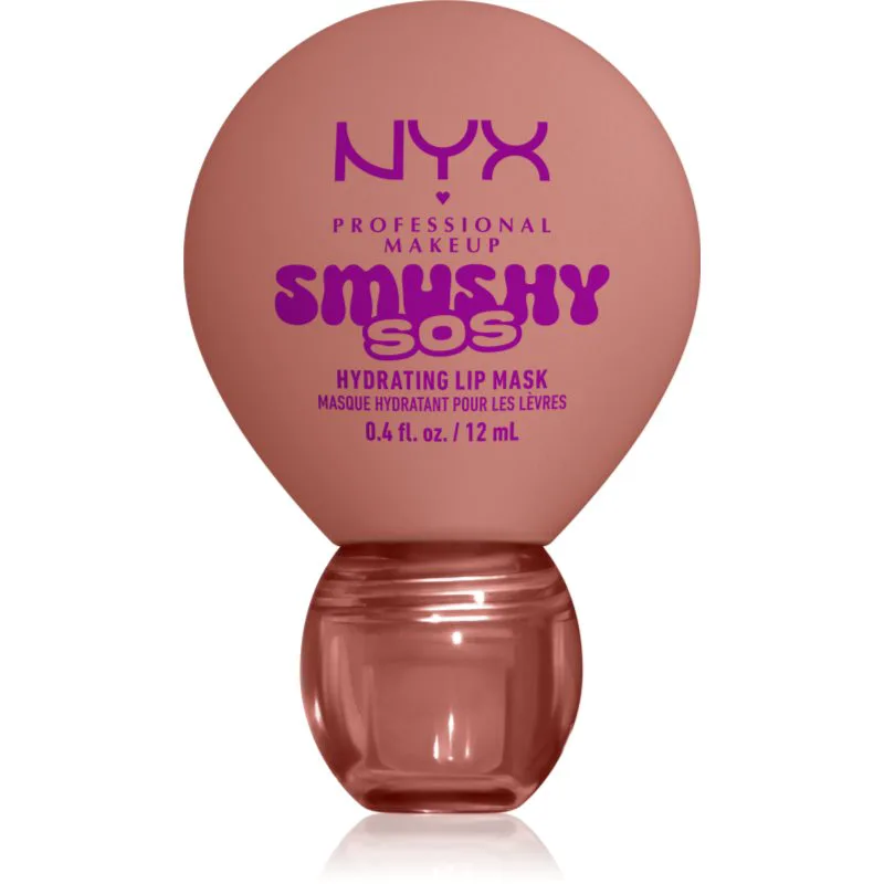 NYX Professional Makeup Smushy SOS ενυδατική μάσκα χειλιών απόχρωση 02 Shea So Smooth 12 ml