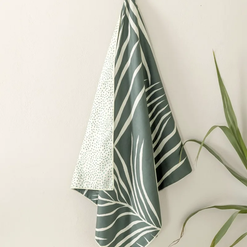 Πετσέτα Θαλάσσης Microfiber (80x160) 2 Όψεων Nima Botanical