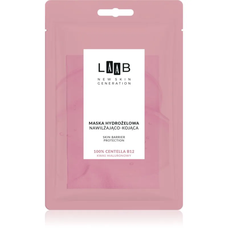 AA Cosmetics LAAB 100% Centella B12 μάσκα υδρογέλης με ενυδατικό αποτέλεσμα 1 τμχ