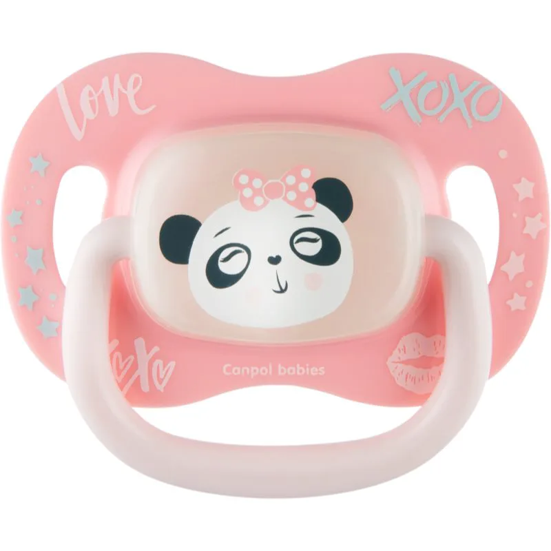 Canpol babies Exotic Animals 18m+ πιπίλα Panda 1 τμχ
