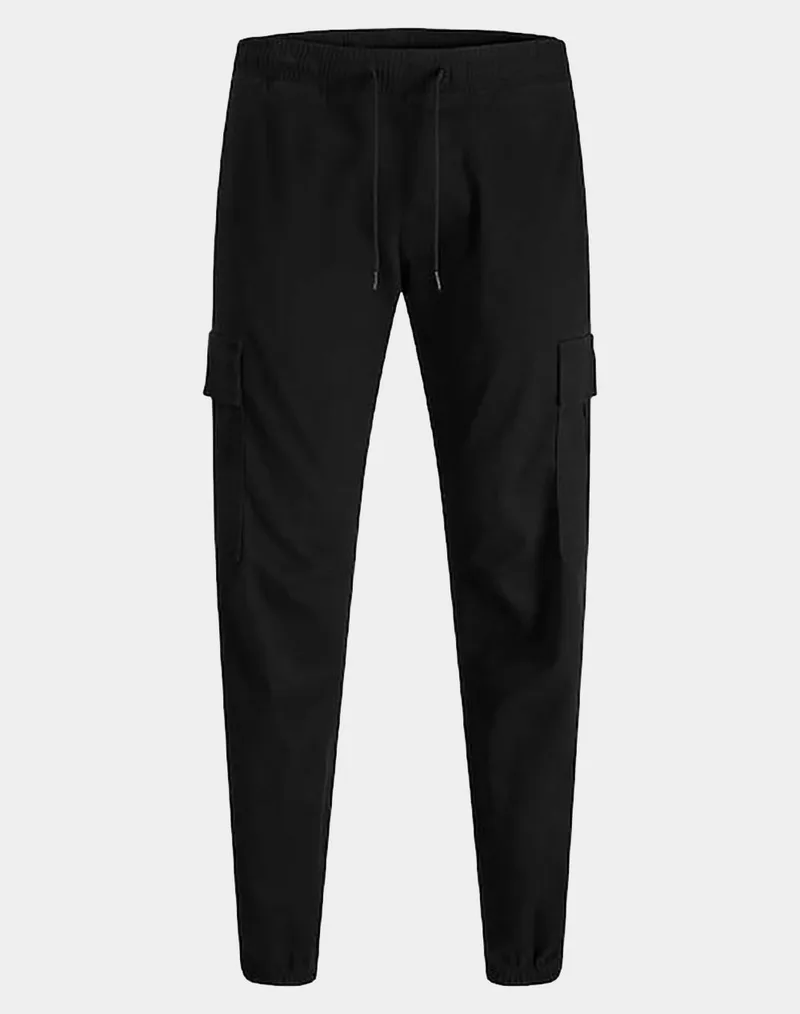 JACK&JONES JPSTKANE DYLAN CUFFED CARGO 12289589-BLACK Black