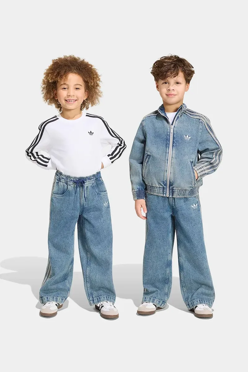 adidas Originals τζιν wide leg παιδικά