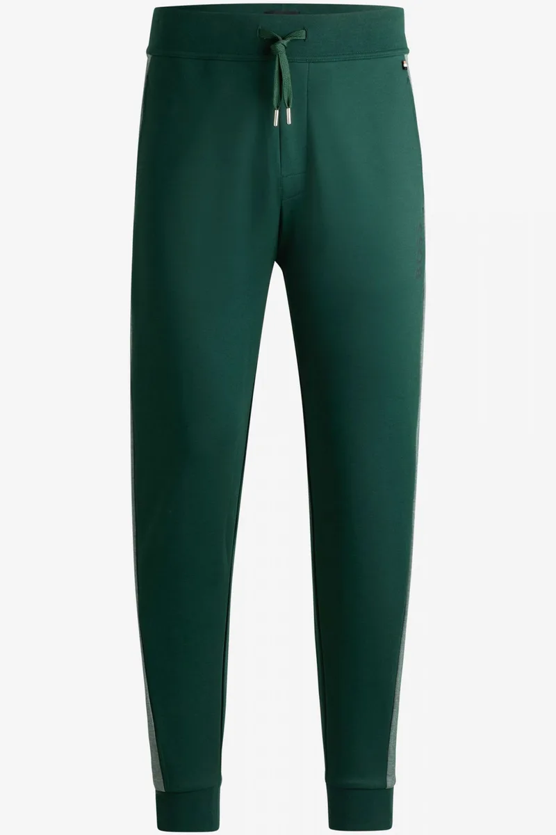 BOSS HOMEWEAR ΠΑΝΤΕΛΟΝΙ ΦΟΡΜΑ TRACKSUIT PANTS ΠΡΑΣΙΝΟ