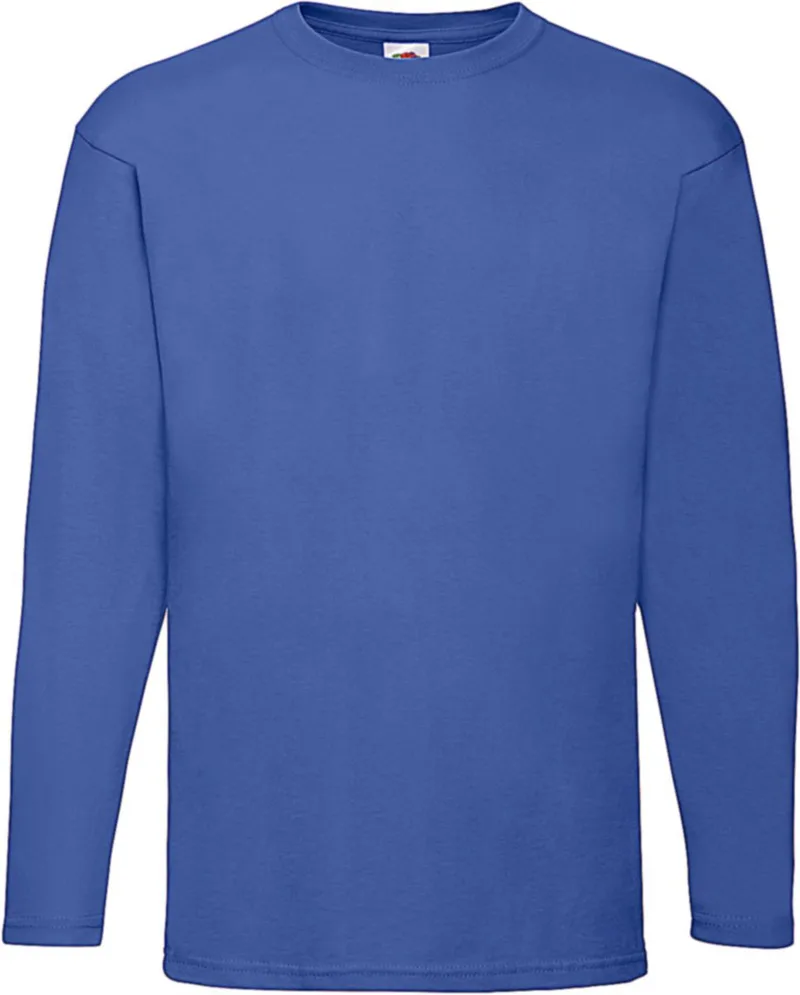 Μακρυμάνικο T-Shirt Valueweight Fruit of the Loom 61-038-0 Royal