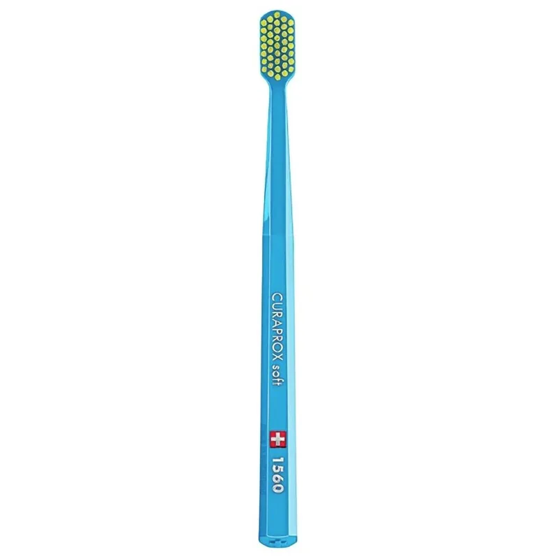 Curaprox CS 1560 Soft Toothbrush Γαλάζιο - Λαχανί Χειροκίνητη Οδοντόβουρτσα με Μαλακές Ίνες για Βαθύ Καθαρισμό 1 Τεμάχιο
