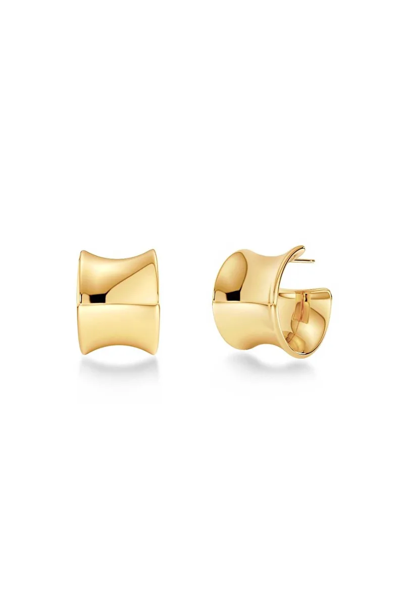 EDBLAD γυναικεία σκουλαρίκια "Cane Studs Χρυσό" - 129393