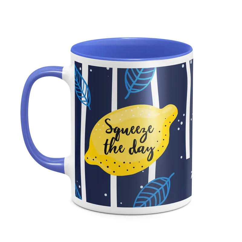 Squeeze the Day - Κούπα - Μπλε - Απλή