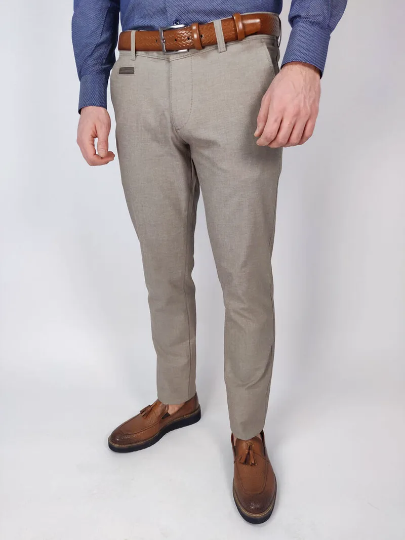 GioS Παντελόνι Chinos - Μπεζ - 6141