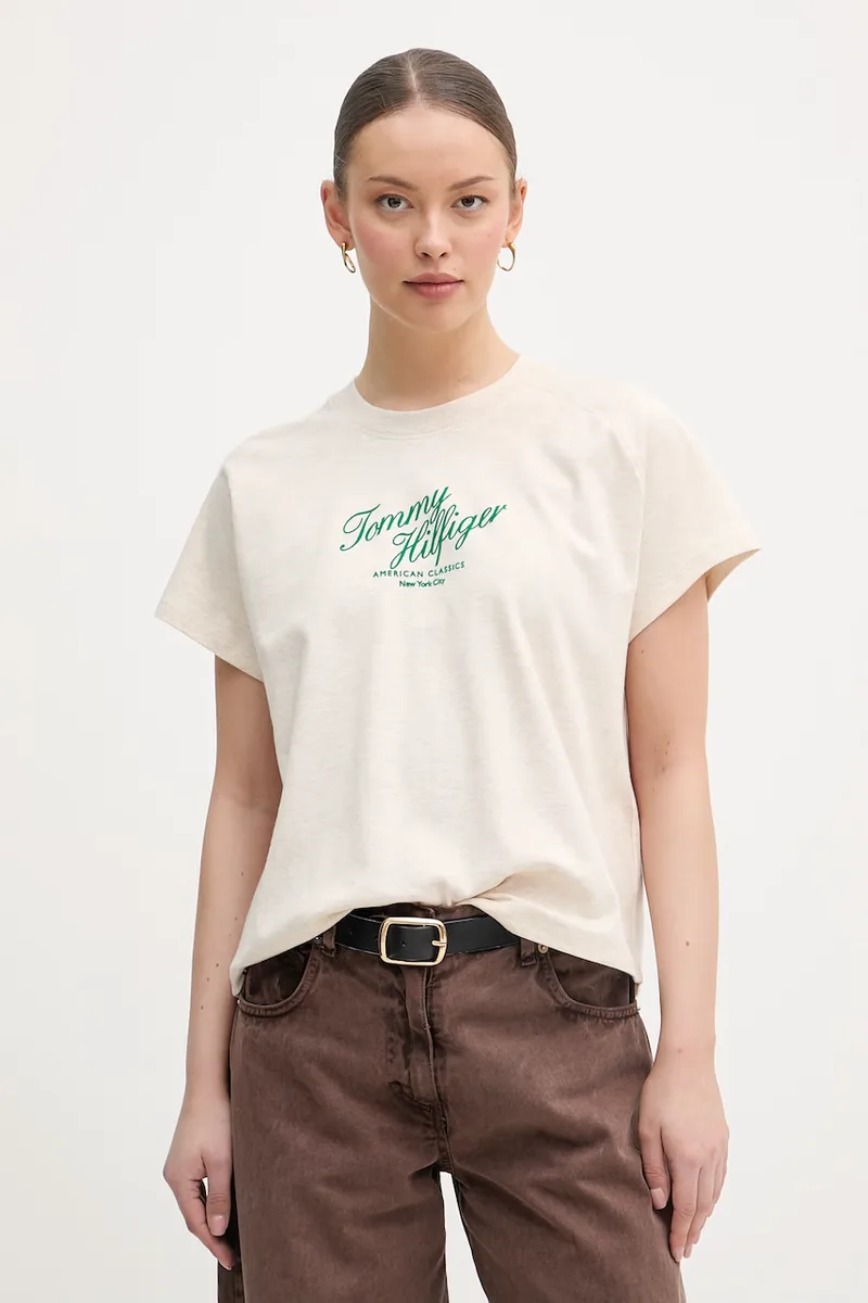 Tommy Hilfiger T-shirt γυναικεία βαμβακερή