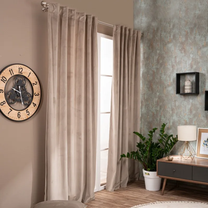 Κουρτίνα Με Τρέσα 140X260 Teoran Velvet 7 (140x260)