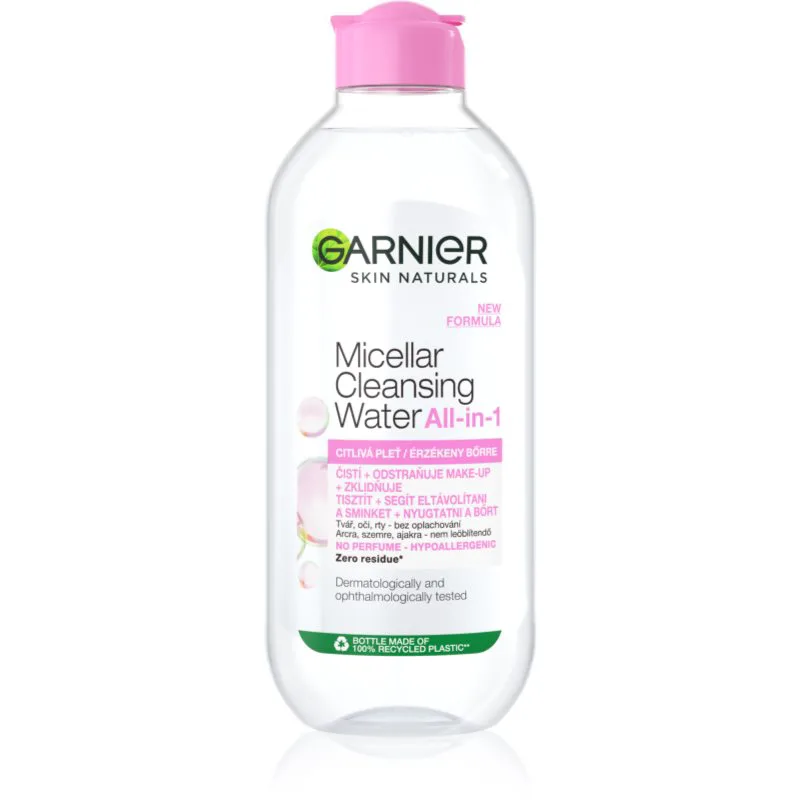 Garnier Skin Naturals μικυλλιακό νερό για ευαίσθητη επιδερμίδα 400 ml