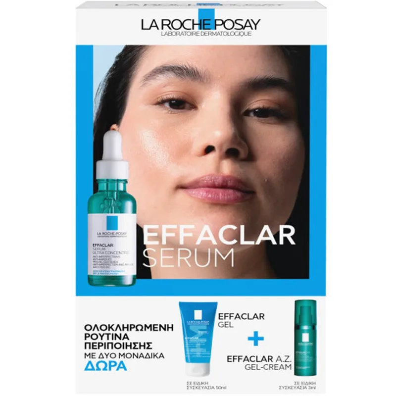 La Roche-Posay Effaclar Promo Serum Ultra Concentrated 30ml & Δώρο Purifying Foaming Gel 50ml & Δώρο A.Z. Gel Cream 3ml