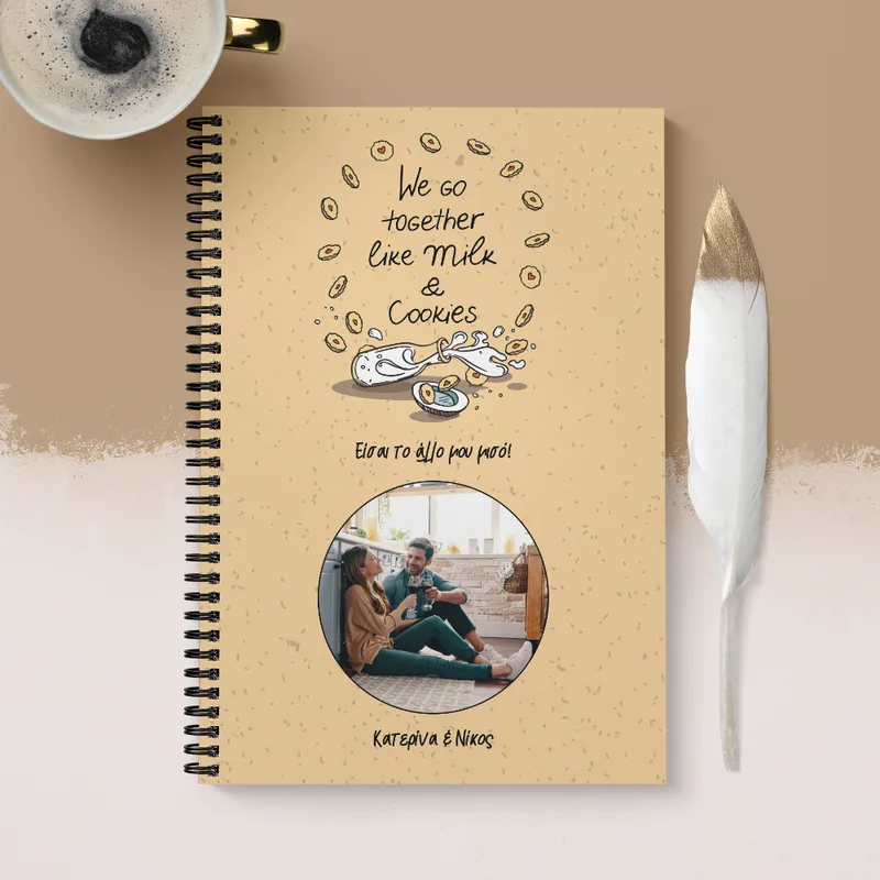 Cookies & Milk - Σημειωματάριο - A5 (14.8X21)