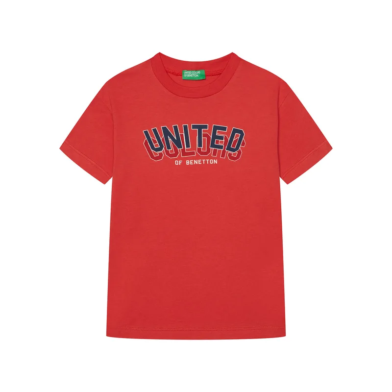 United Colors Of Benetton T-Shirt 3I1XC10N3 Κόκκινο Regular Fit