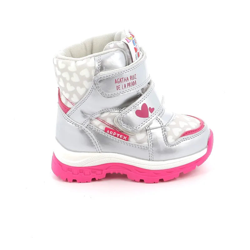 Παιδική Μπότα Apres Ski για Κορίτσι Agatha Ruiz De La Prada Χρώματος Ασημί 241990-B198