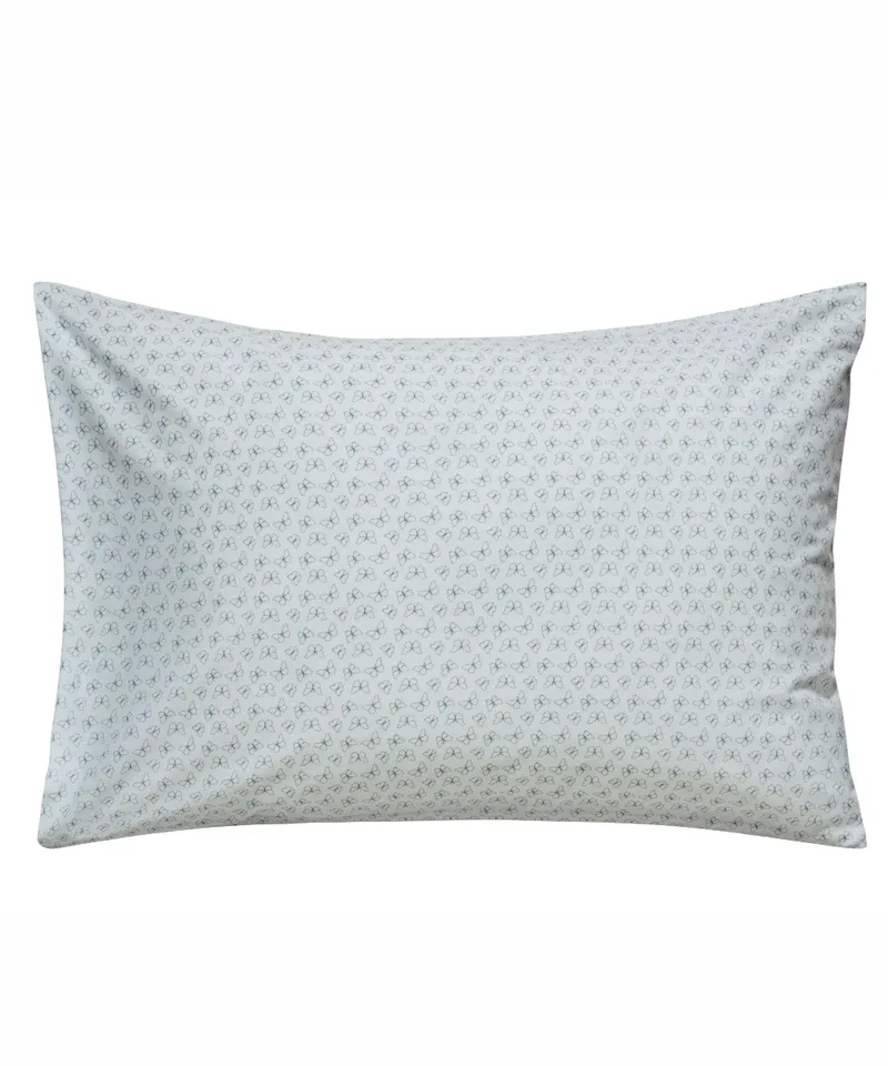 Σετ Μαξιλαροθήκες 2 Τεμαχίων Kentia Evanthia 02A Mint Green- White 50x70