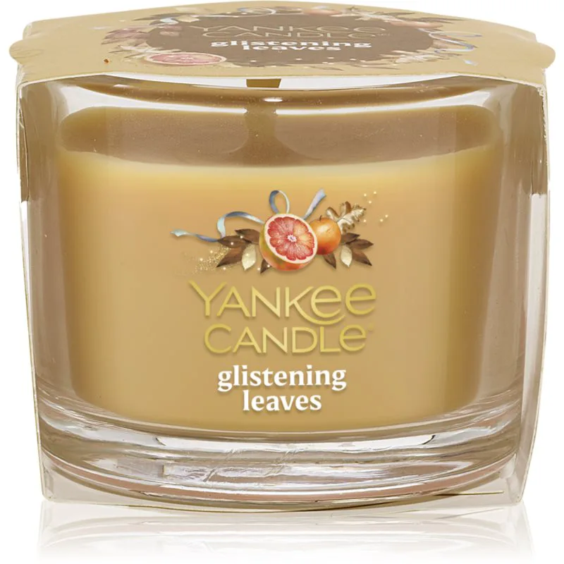 Yankee Candle Glistening Leaves αναθηματικό κερί glass 37 γρ