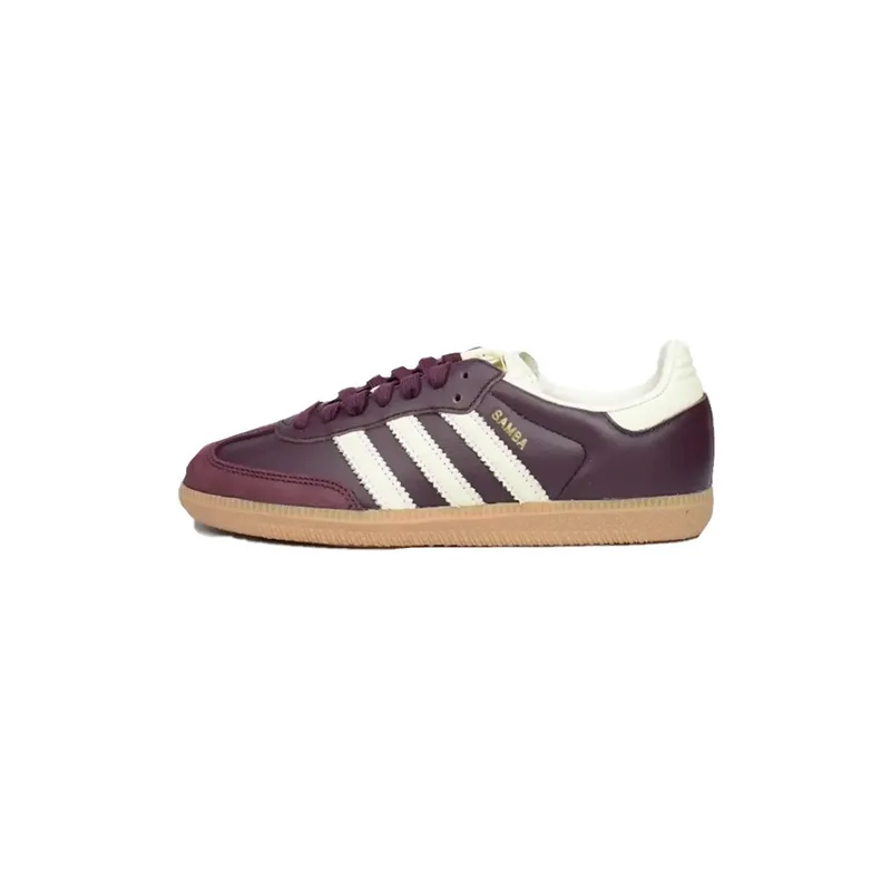 Sneakers adidas Samba OG Maroon Crewht Χρυσό