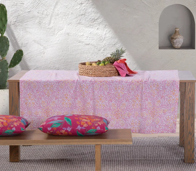 Τραπεζομάντηλο Nef-Nef Roman 140x240 Fuchsia
