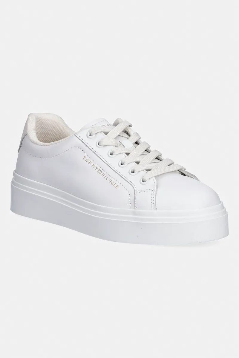 Tommy Hilfiger TH CHIC CUPSOLE PLATFORM αθλητικά γυναικεία δερμάτινα