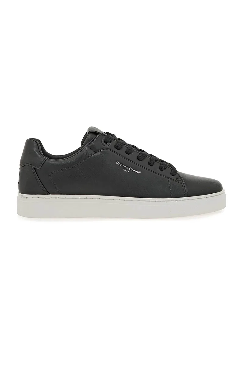 Renato Garini ανδρικά sneakers με ανάγλυφο λογότυπο - W57001081105 Μαύρο