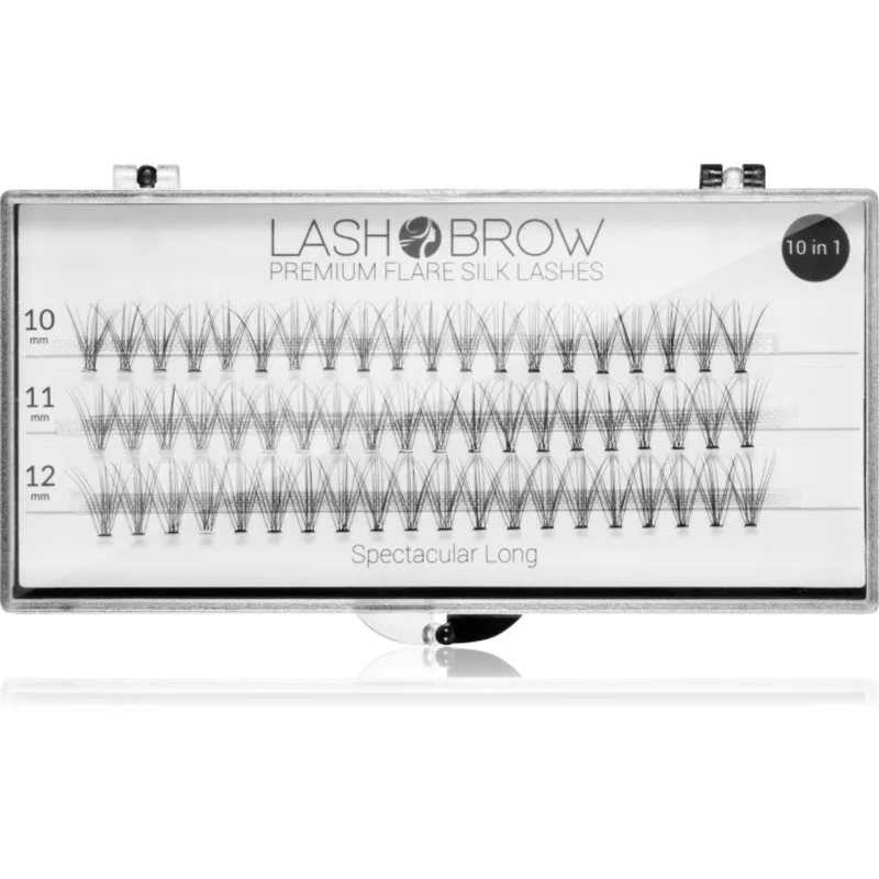 Lash Brow Premium Flare Silk Lashes τεχνητές βλεφαρίδες Spectacular Long 1 τμχ