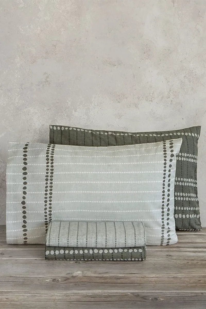 Σετ Σεντονια Μονα Bold Green Nima 260x170x0cm Μονόχρωμο