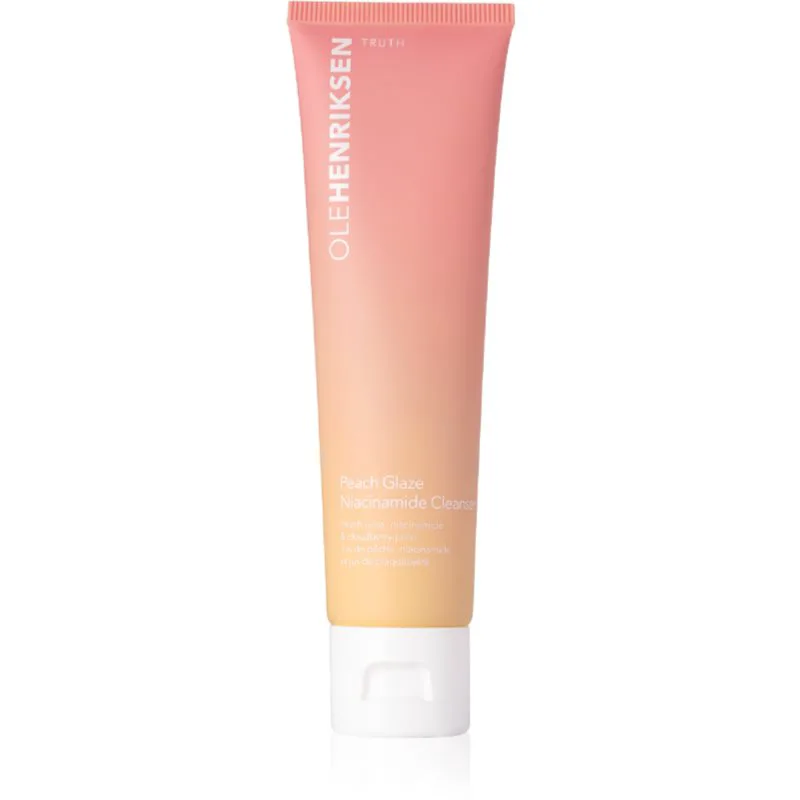 OLEHENRIKSEN Truth Peach Glaze Glow Niacinamide Cleanser καθαριστικό αφρώδες τζελ για λαμπρότητα και ενυδάτωση 60 ml
