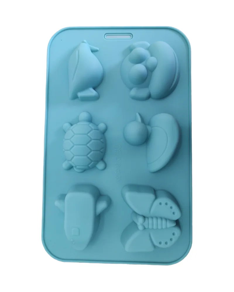 Φόρμα Σιλικόνης Ζωάκια - Silicone Muffins Mold Animals