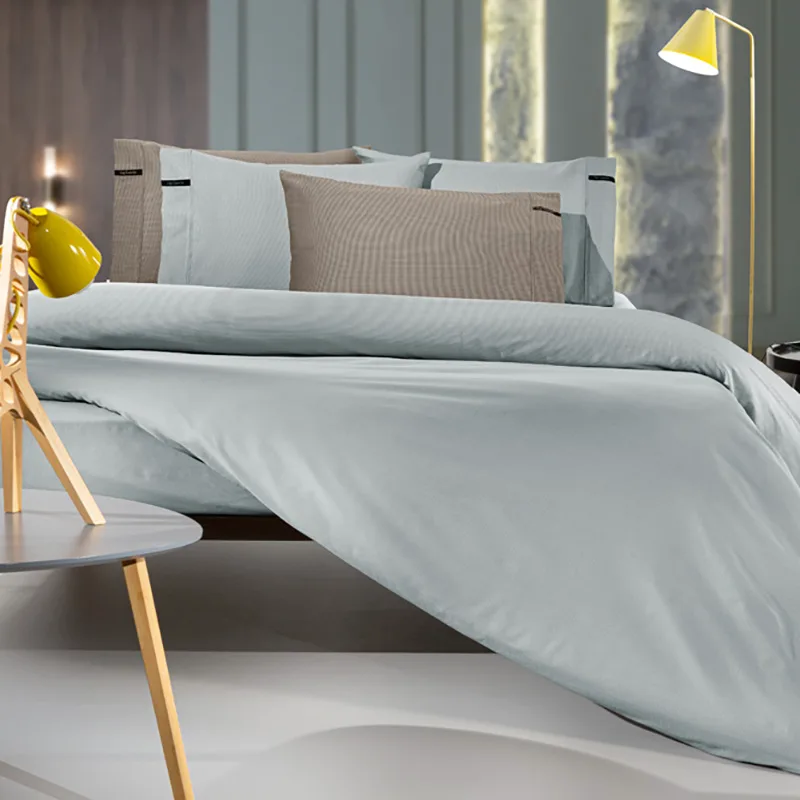 Σεντόνι Μεμονωμένο Υπέρδιπλο 160X200+35 Guy Laroche Minimal Azul Με Λάστιχο (160x200+35)