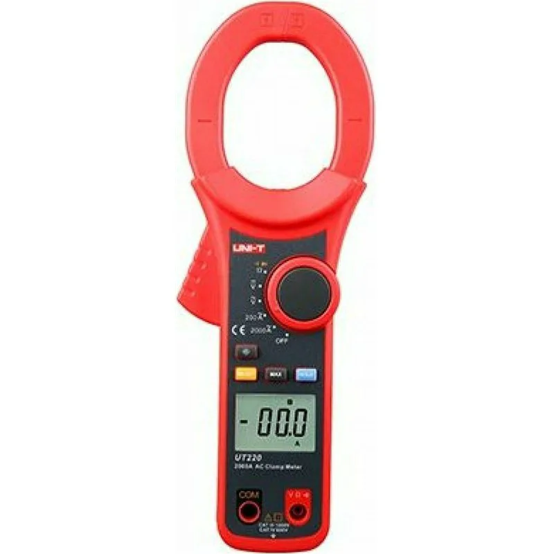 Uni-T Αμπεροτσιμπίδα Ψηφιακή 2000A AC UT220 με Ακροδέκτες
