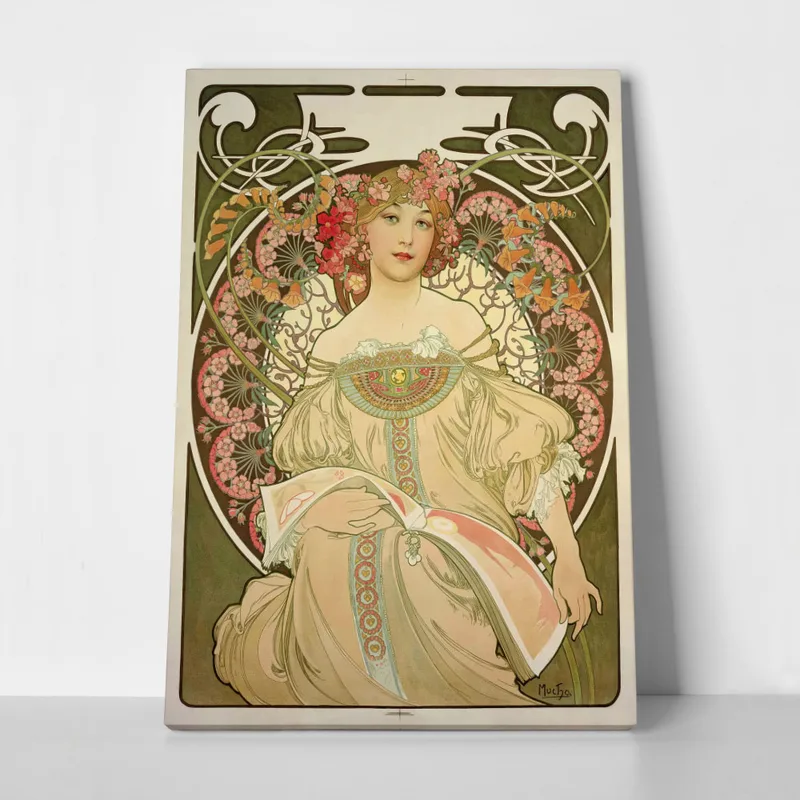 Πινακας σε καμβά ALPHONSE MUCHA - DAYDREAM